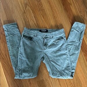 Express Women's Olive Jeans
